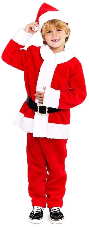 Disfraz de Papá Noel Premium para Niño Papá Noel Partilandia